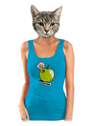 Červí díra dámské tílko klasické Blue Atol