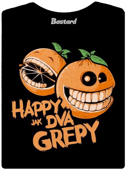 Happy grepy dámské tričko premium Black