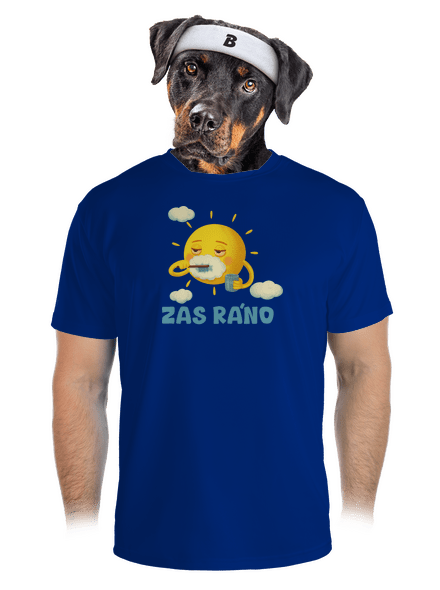 Zas ráno pánské sportovní tričko Royal Blue Mal