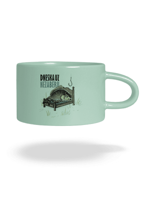 Dneska už nezaberu hrnek makronka Mint Macaron