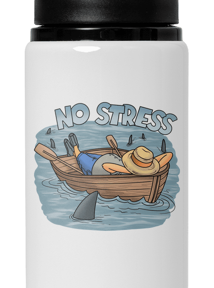No stress lahev na vodu White