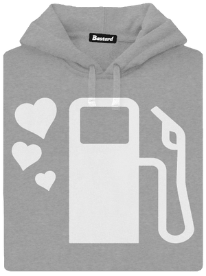 Plnou prosím pánská mikina klokanka Light Melange