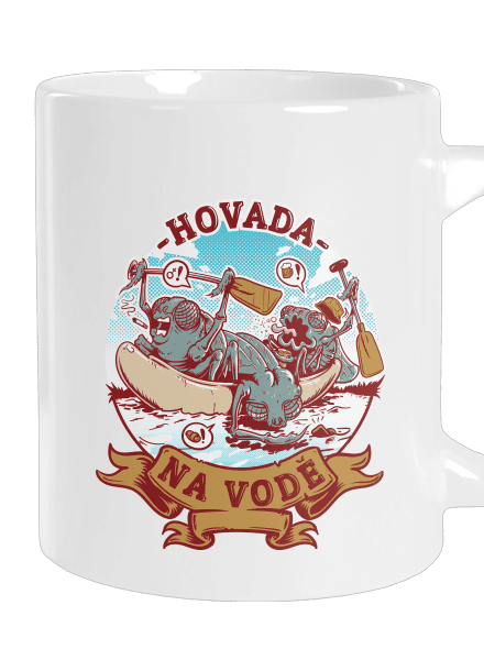 Hovada na vodě velký hrnek White