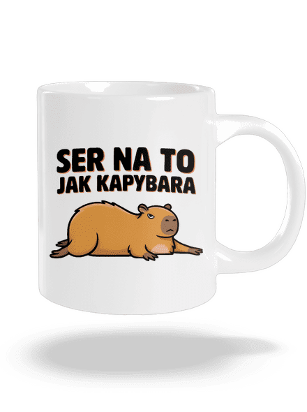 Jak kapybara velký hrnek White