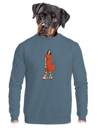 unisex mikina bez kapuce