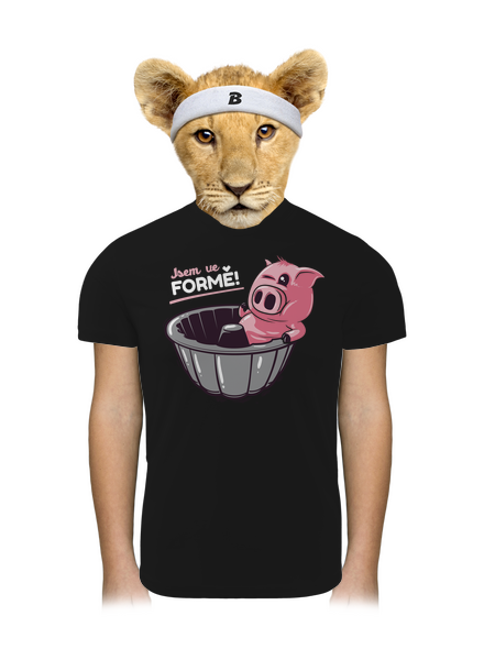 Ve formě dětské sportovní tričko Black