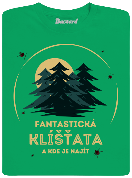 Fantastická klíšťata pánské tričko Kelly Green