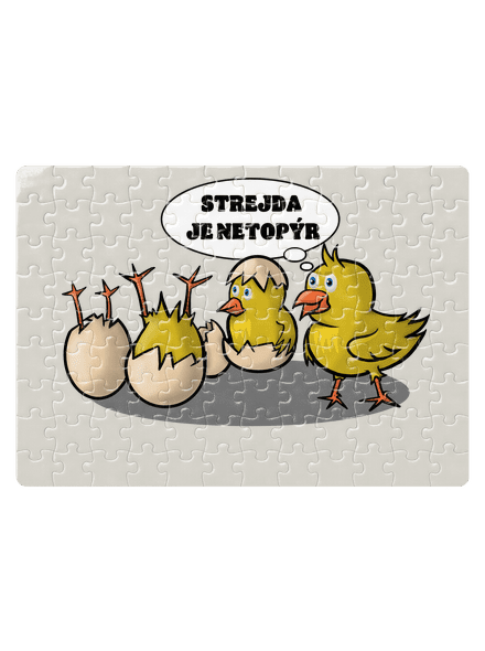 Strejda netopýr puzzle White