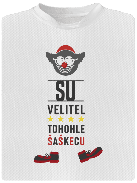 Velitel šaškecu dětské sportovní tričko White