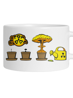 Atomový květ hrnek makronka White