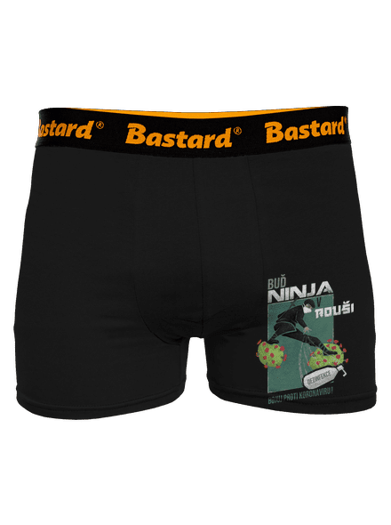 Ninja v rouši boxerky Black