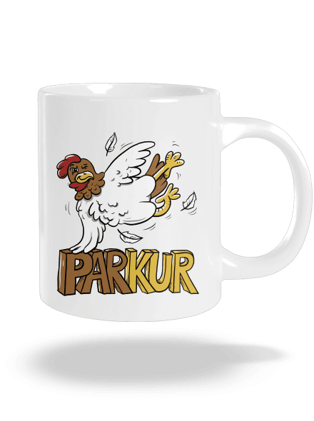 Parkur velký hrnek White