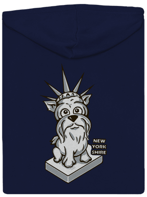 New Yorkshire pánská mikina na zip Navy