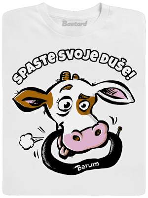 Spaste svoje duše pánské dlouhý rukáv White