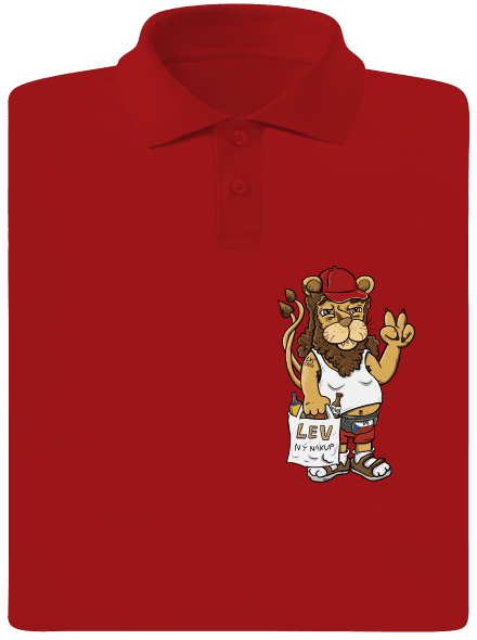 Lvíček pánská polokošile Red Mal
