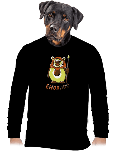 Ewokado pánské dlouhý rukáv Black