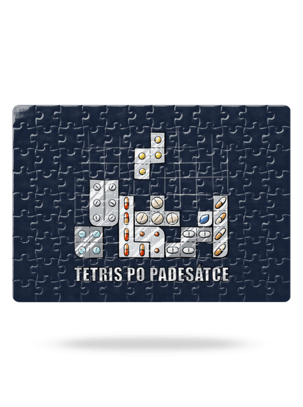 Tetris puzzle White