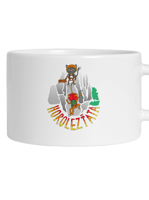 Horolezťata hrnek makronka White