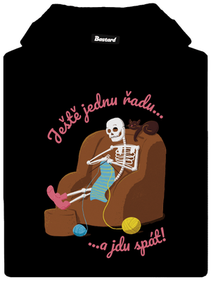 Ještě jednu řadu dámská mikina klokanka Black