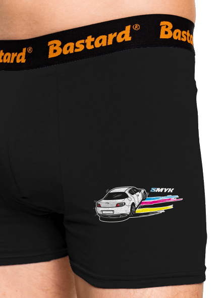 CMYK ve smyku boxerky Black