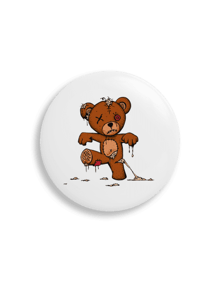 Zombie teddy placka uni