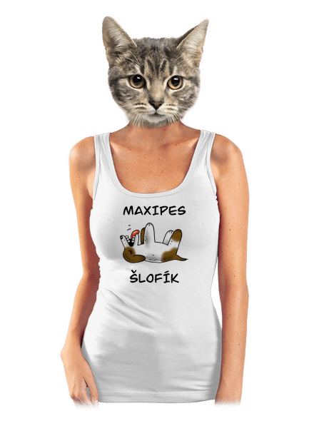 Maxipes Šlofík dámské tílko klasické White