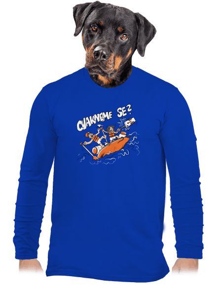 Cvakneme se pánské dlouhý rukáv Royal Blue