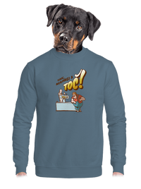 unisex mikina bez kapuce