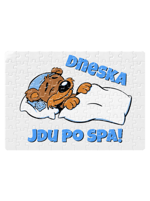 Dneska jdu po spa puzzle White