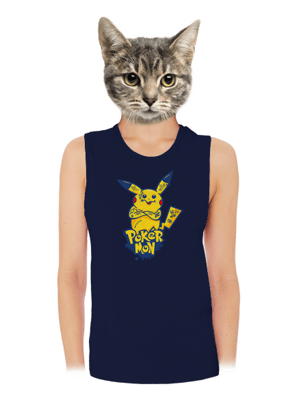 Pokérmon dámské tílko volné Navy