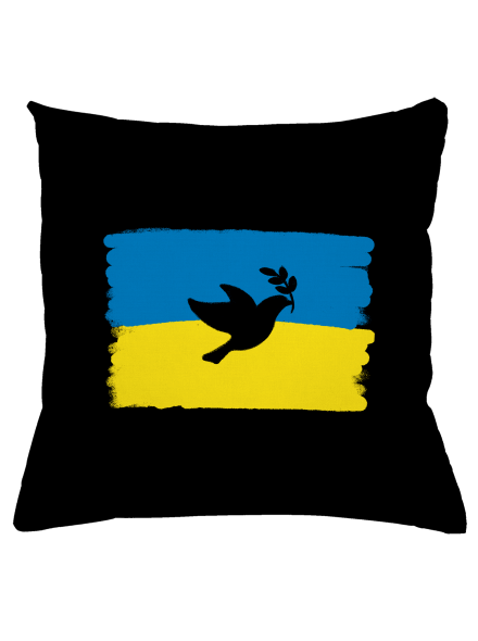 Ukrajina - Holubice polštář Black