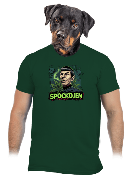 Spockojen pánské tričko Bottle Green