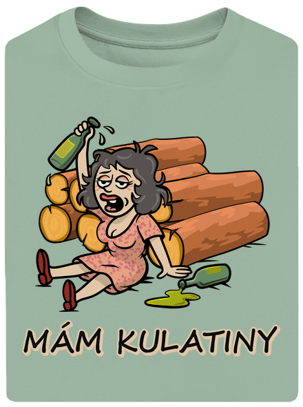 Mám kulatiny unisex tričko oversized Sage