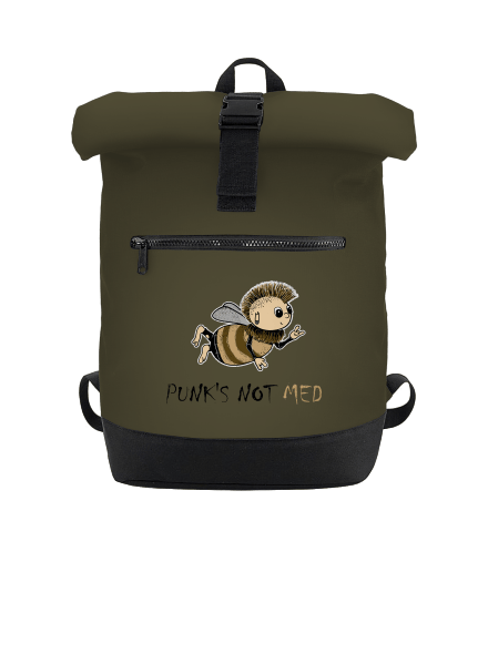 Punks Not Med batoh Military Green