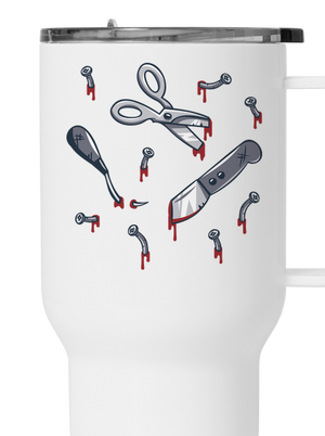 Halloween nářadí termohrnek White