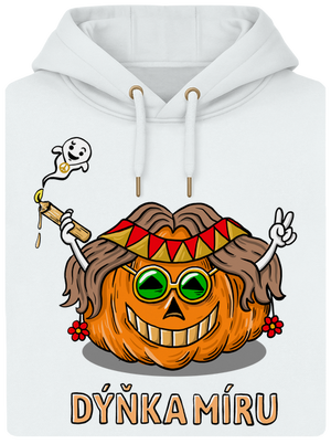 Dýňka míru unisex mikina premium Snowwhite