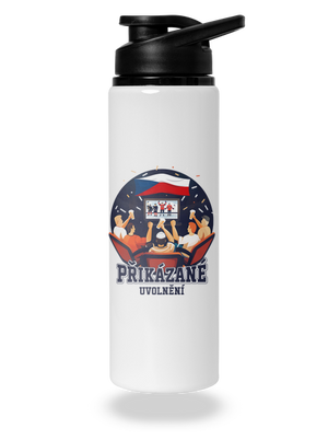 Přikázané uvolnění lahev na vodu White