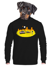 unisex mikina bez kapuce