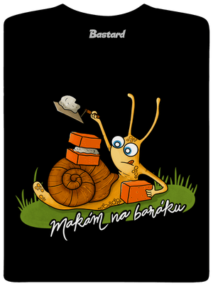 Makám na baráku pánské dlouhý rukáv Black