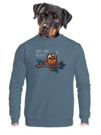 unisex mikina bez kapuce