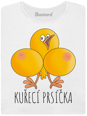 Kuřecí prsíčka dámské tričko White