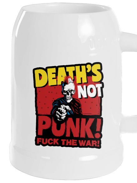 Death's not punk půllitr White