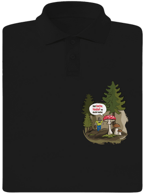 Bacha houbař pánská polokošile Black