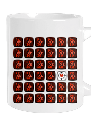 Pexeso velký hrnek White