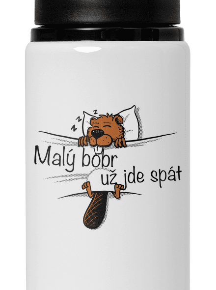 Malý bobr lahev na vodu White