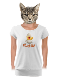 dámské tričko s lemem