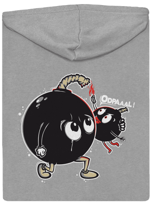 Bomby pánská mikina na zip Light Melange