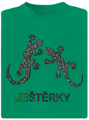 Ještěrky dětské sportovní tričko Kelly Green Mal