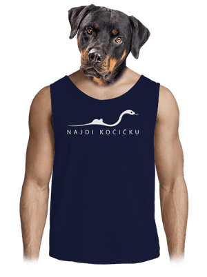 Najdi kočičku pánské tílko French Navy