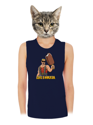 Duke s nanukem dámské tílko volné Navy